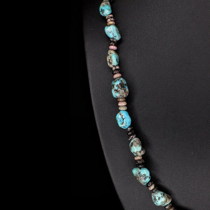 Rhodonite Turquoise Necklace