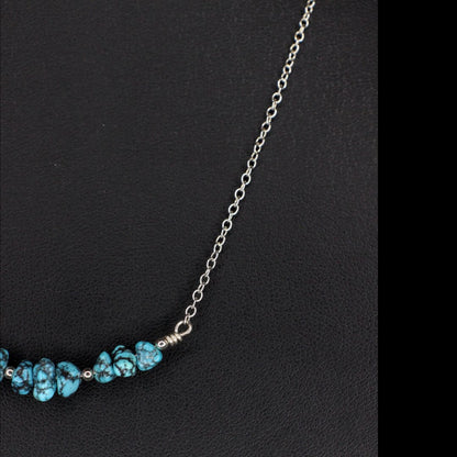 Dainty Turquoise Bar Necklace