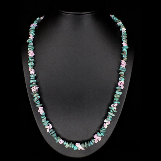 Violet Shell Turquoise Necklace