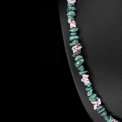 Violet Shell Turquoise Necklace