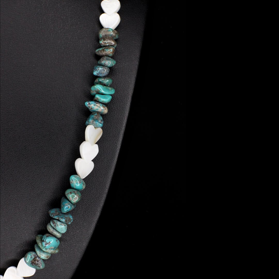 Mother of Pearl Turquoise Necklace