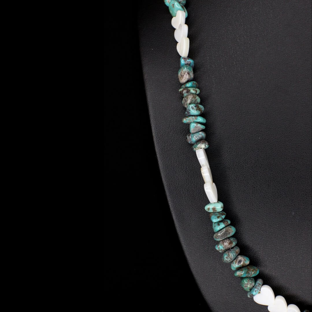Mother of Pearl Turquoise Necklace