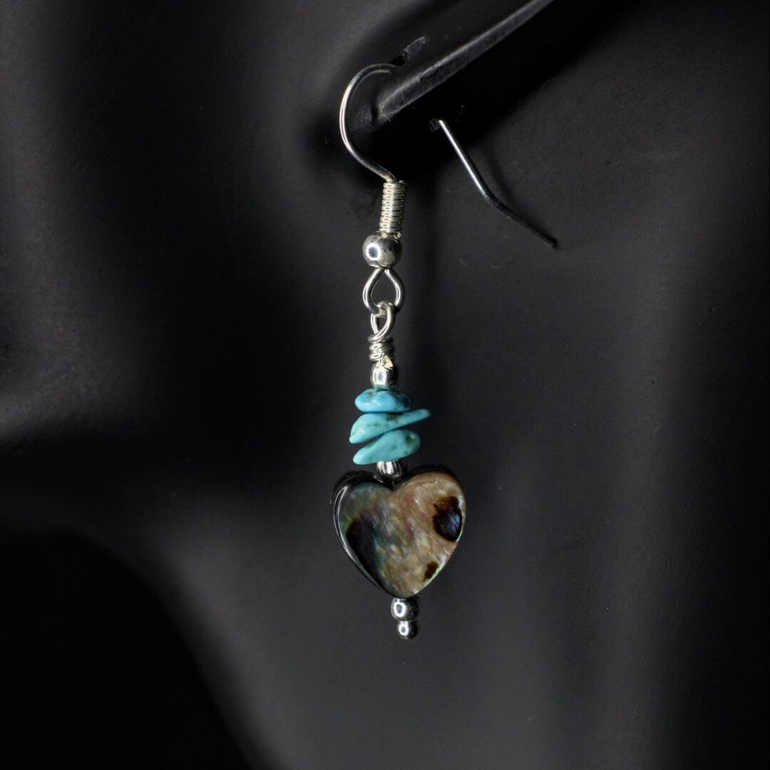 Tiger Heart Earrings
