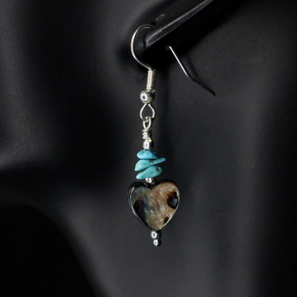Tiger Heart Earrings