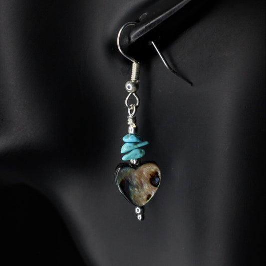 Tiger Heart Earrings
