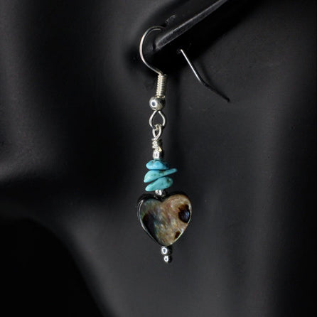 Tiger Heart Earrings