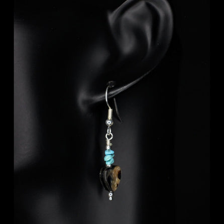 Tiger Heart Earrings