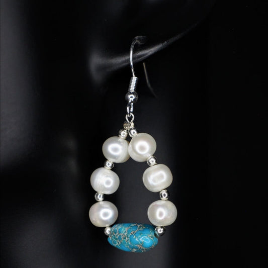 Pearl & Turquoise Drops