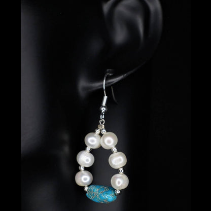 Pearl & Turquoise Drops
