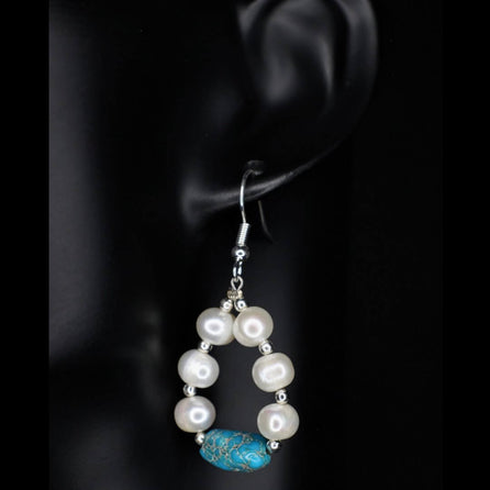 Pearl & Turquoise Drops