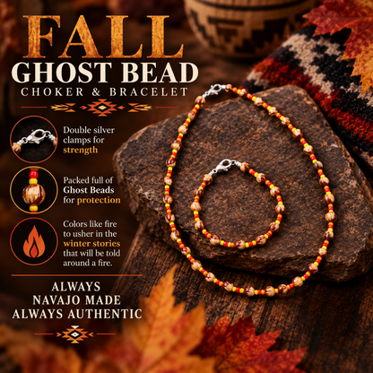 Fall Collection Ghost Bead Set