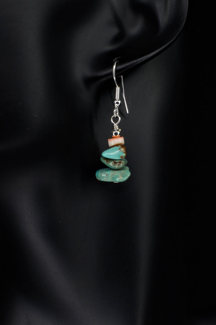 Strawberry Lip & Turquoise Stacks