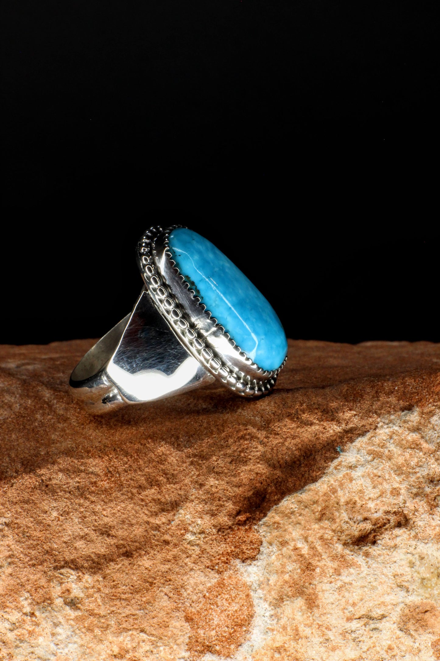 Loan Mountain Turquoise Ring | Size 12.5