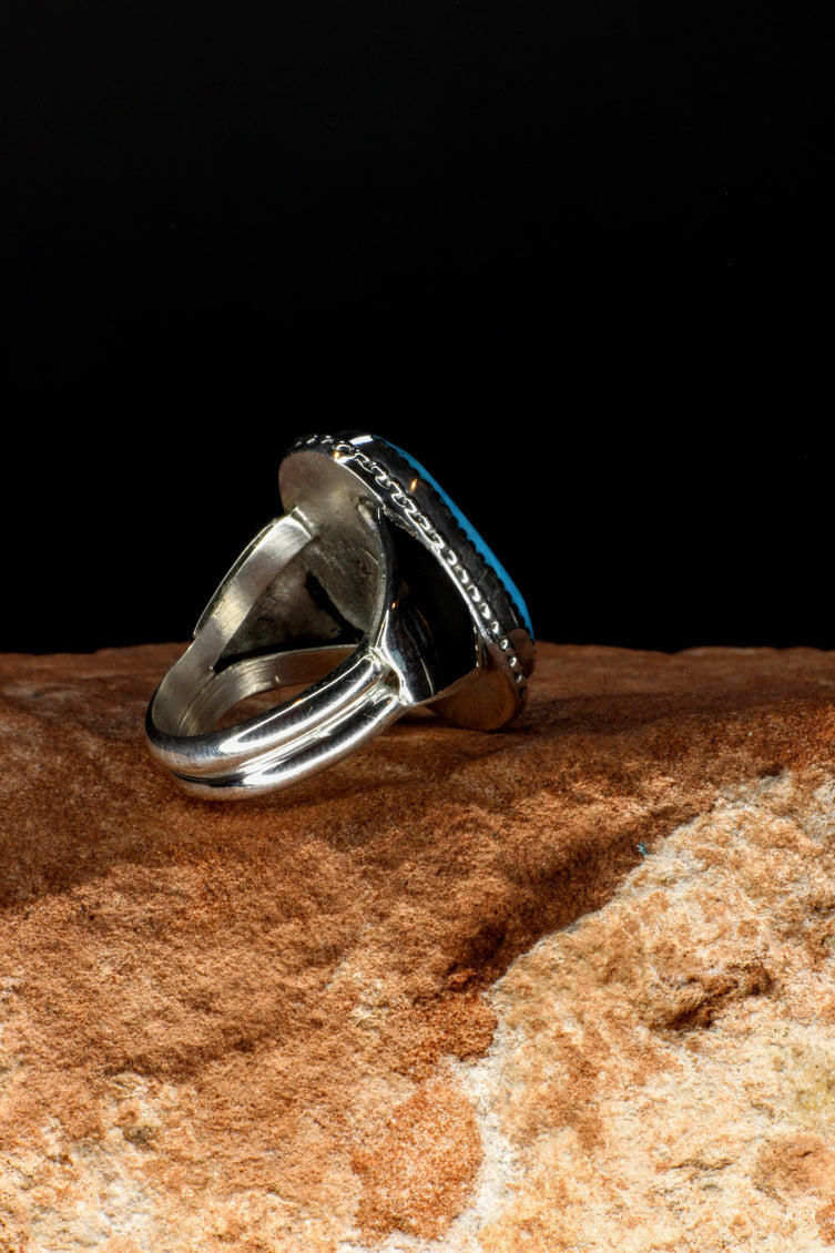 Loan Mountain Turquoise Ring | Size 12.5