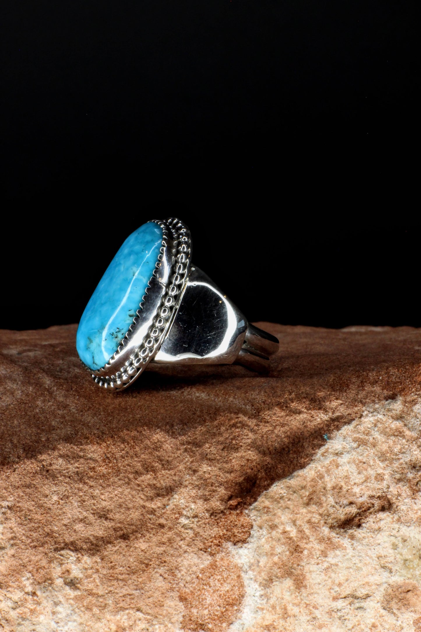 Loan Mountain Turquoise Ring | Size 12.5