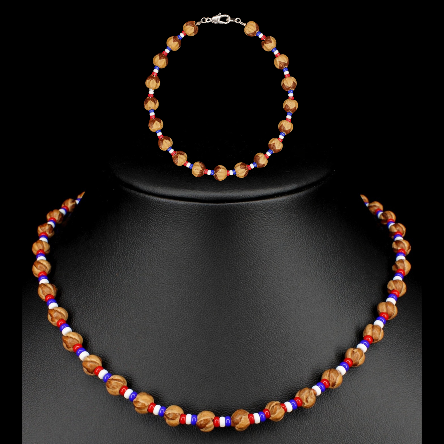 Patriotic Ghost Bead Set