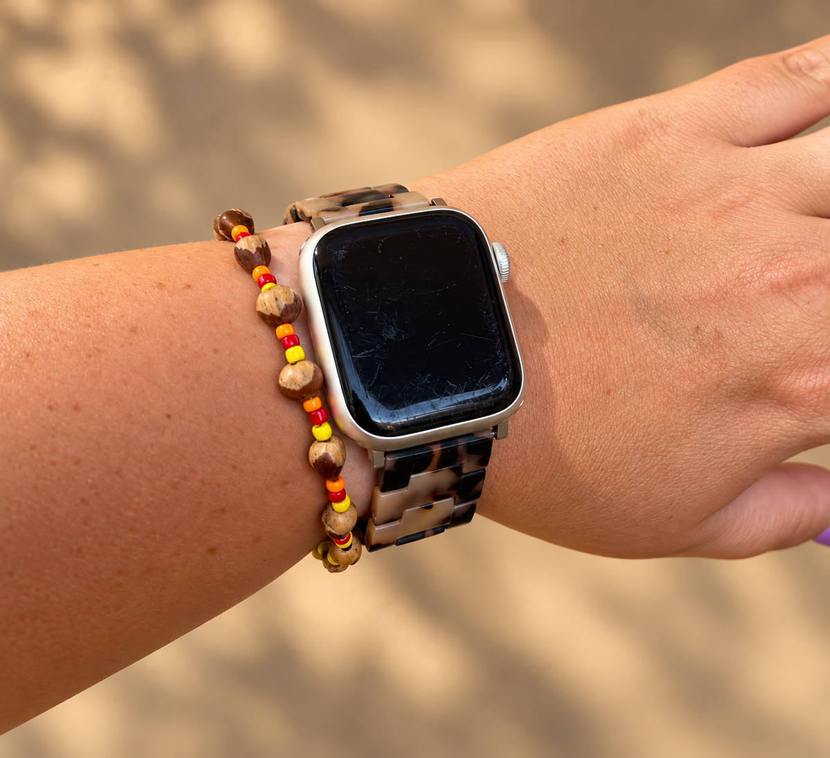 Fall Collection Ghost Bead Bracelet