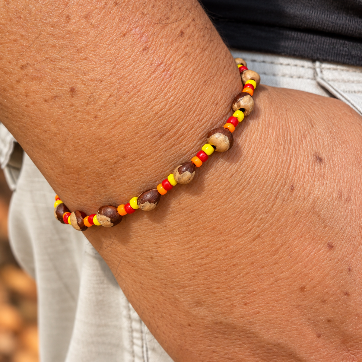 Fall Collection Ghost Bead Bracelet