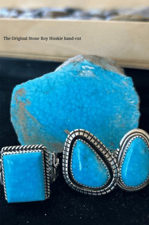 Turquoise Feather Size 7.5 Ring