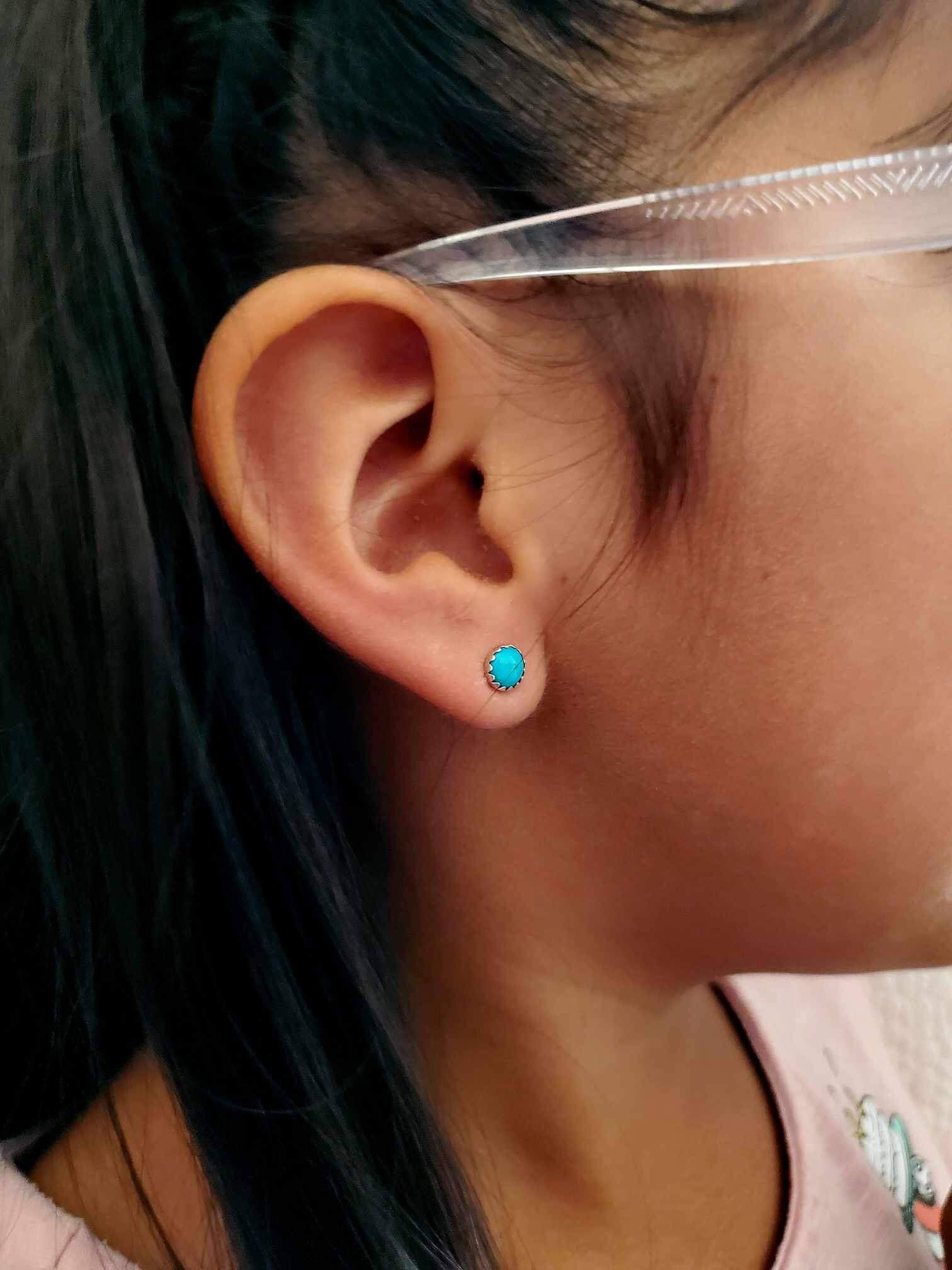 Turquoise Inlay Earrings