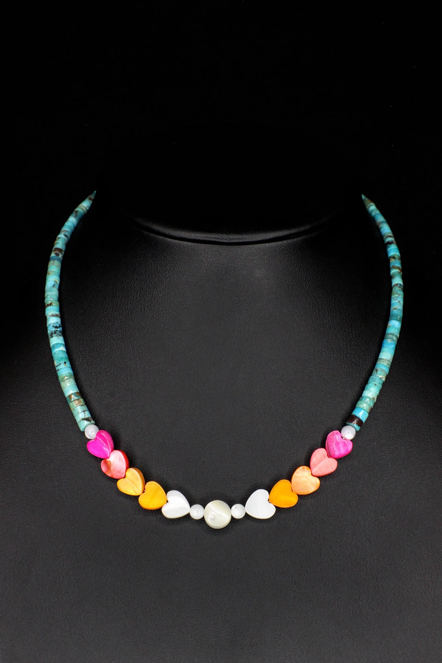 Painted Heart Choker