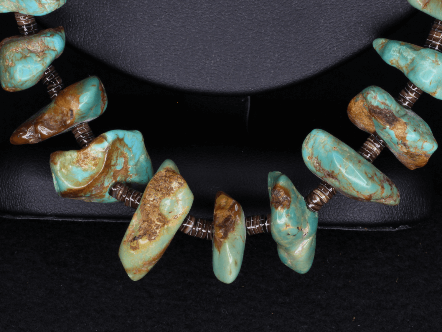 Jagged Turquoise & Baby Olive