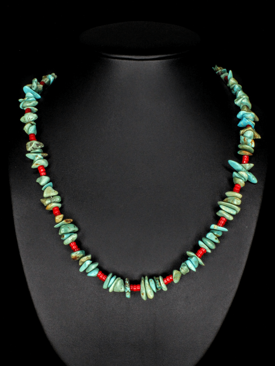 Red Coral & Green Turquoise