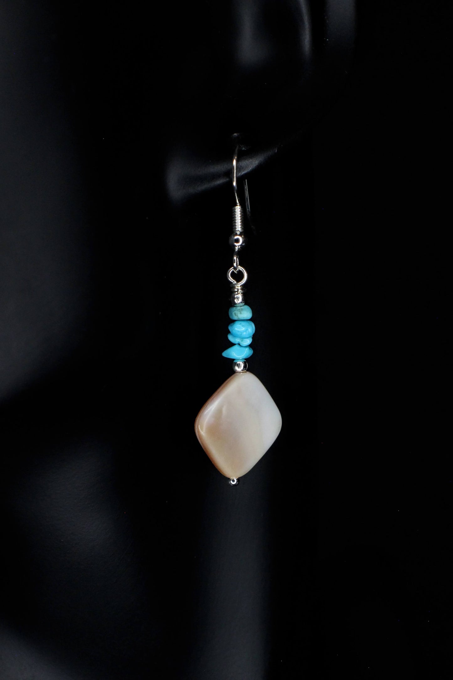 Desert Shell Drop Earrings