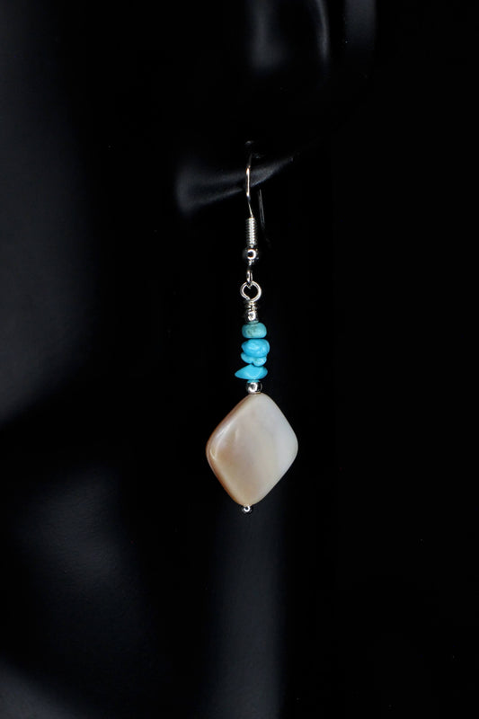 Desert Shell Drop Earrings