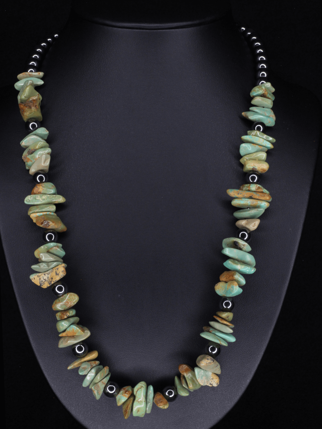 Turquoise & Round Hematite