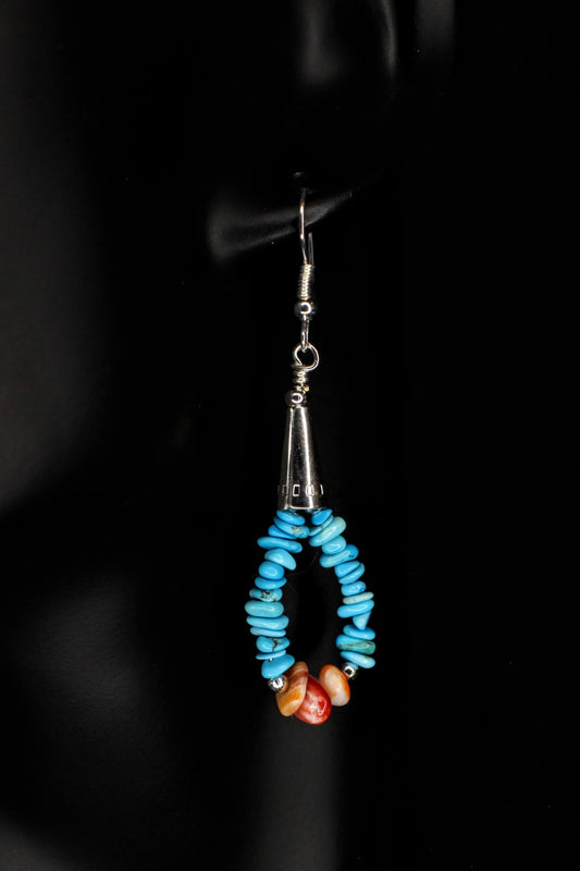 Canyon Flame Teardrop Earrings