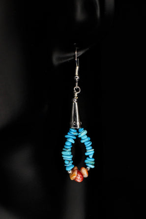 Canyon Flame Teardrop Earrings