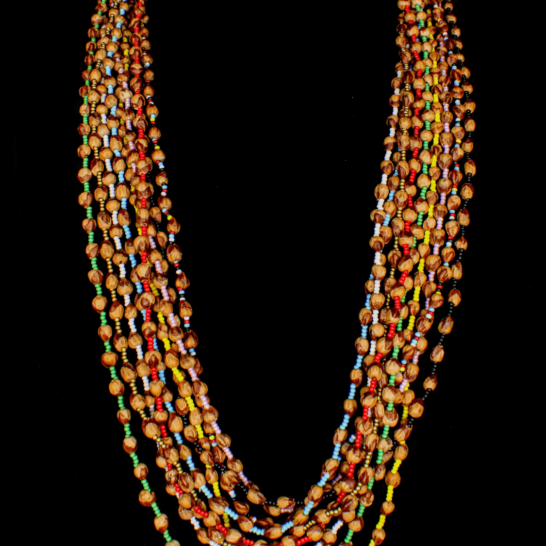 Assorted Color Ghost Bead Necklace