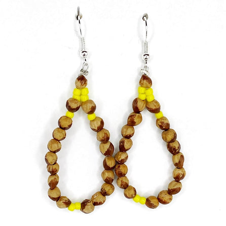 Ghost Bead Earrings