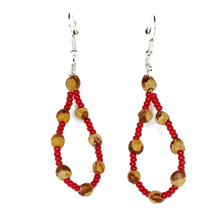Ghost Bead Earrings