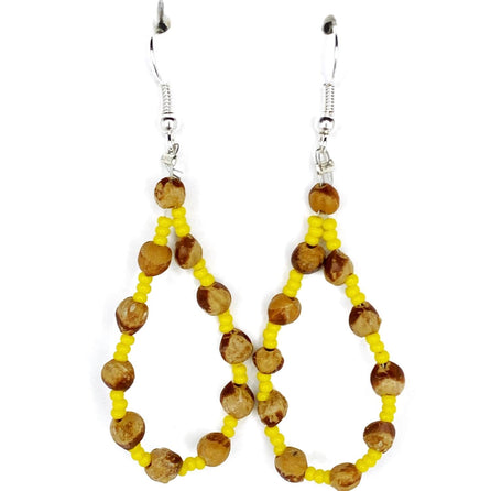 Ghost Bead Earrings