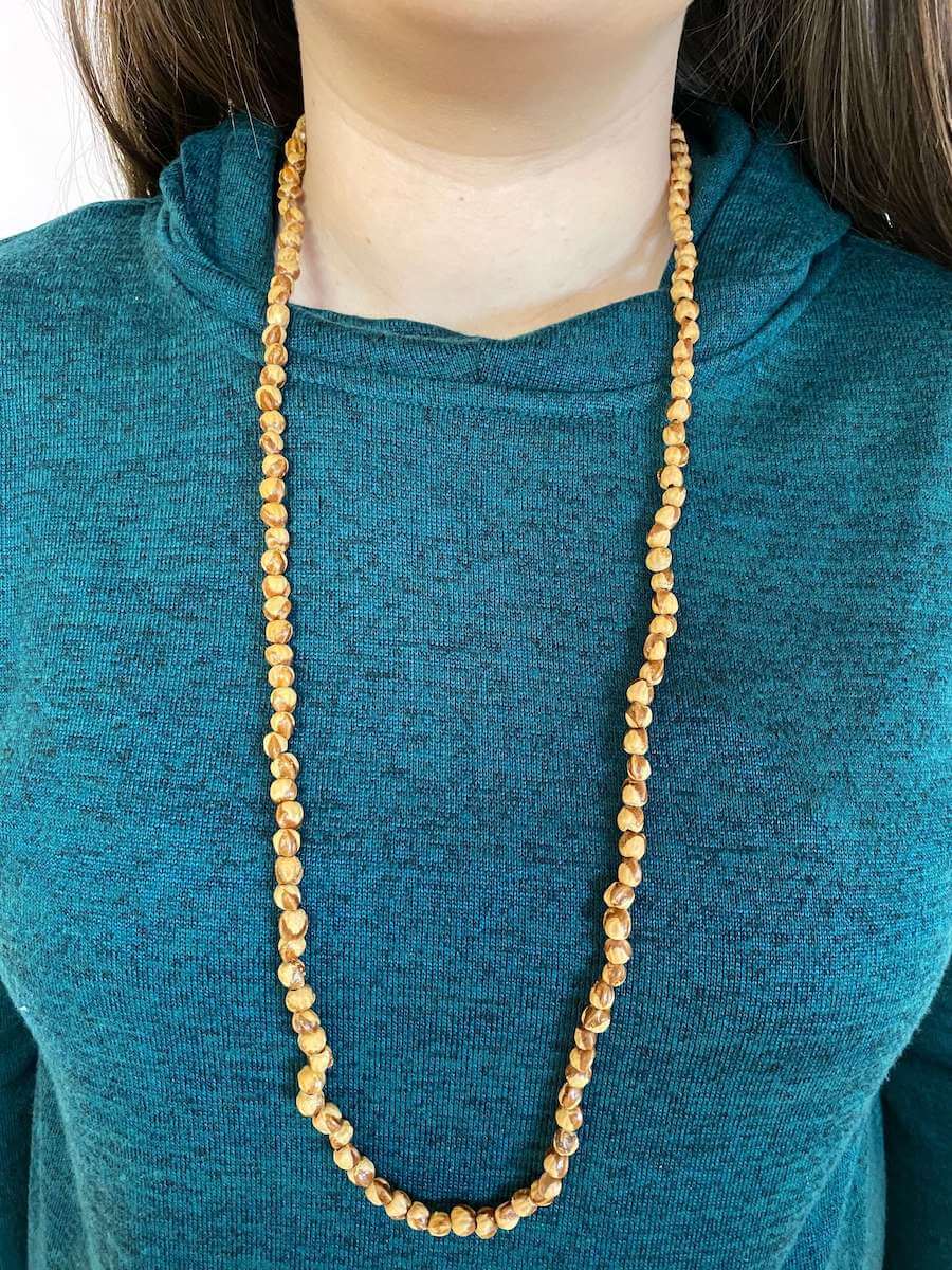 Antique Gold Bead Unique Style Necklace - South India Jewels