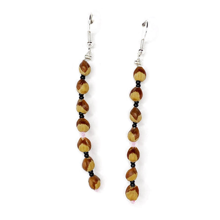 Ghost Bead Earrings
