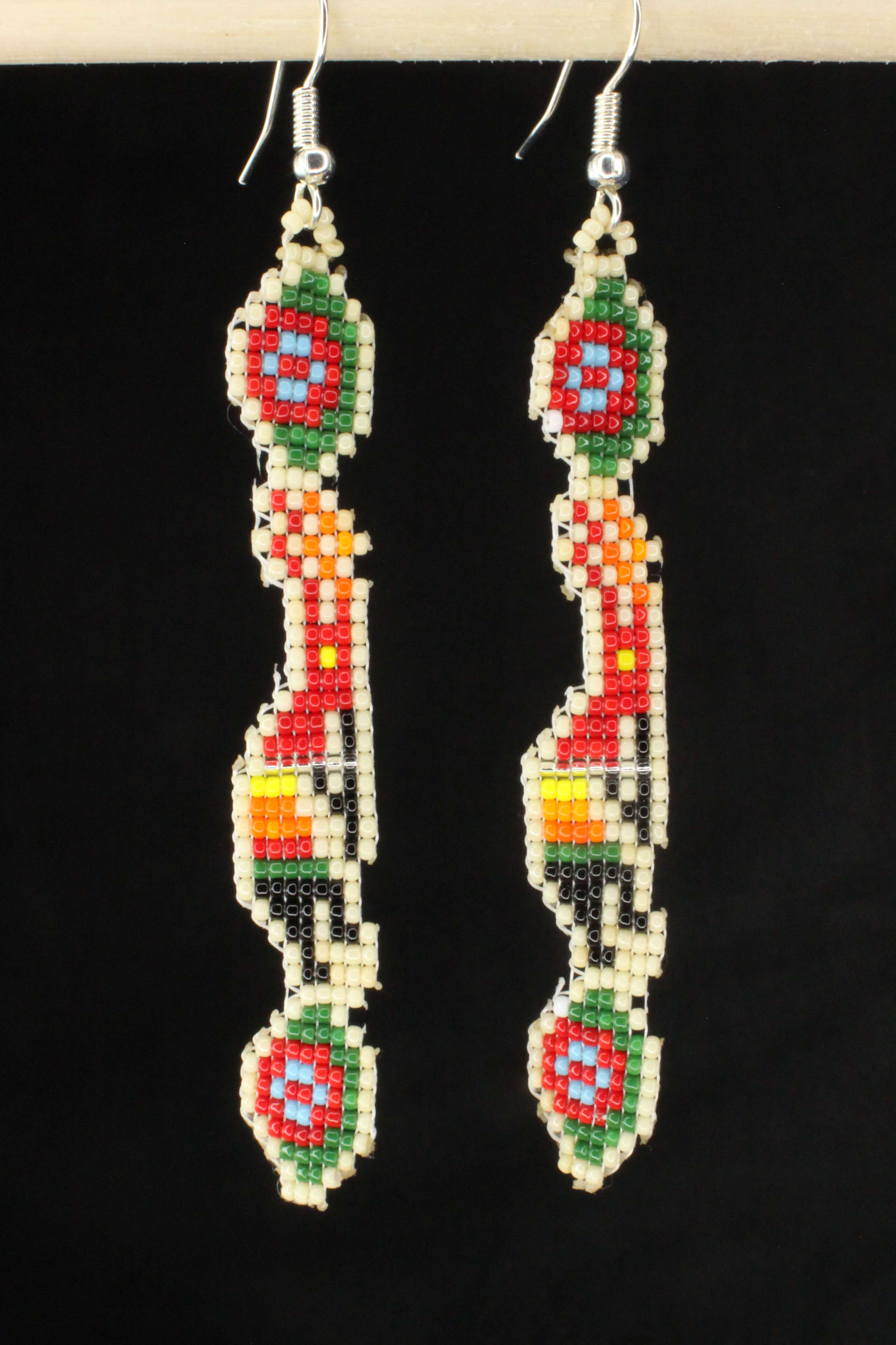 Izzy Turquoise Teardrop Earrings With Varied Navajo Beads & Saucers - -  Accessorize In Style