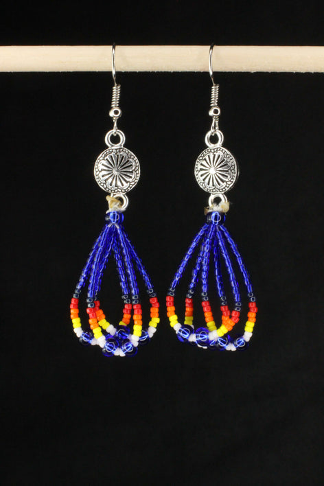 NATIVE AMERICAN NAVAJO BEADED EARRINGS BY MATILDA POYER | The Crow and The  Cactus