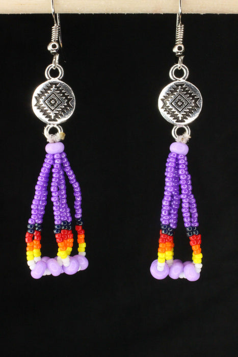 Classic Hand-Beaded Earrings