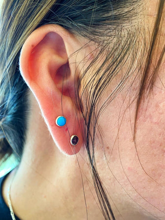 Turquoise Inlay Earrings