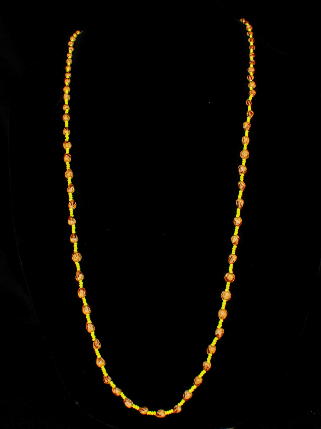 Assorted Color Ghost Bead Necklace