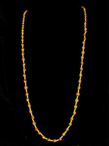 Assorted Color Ghost Bead Necklace