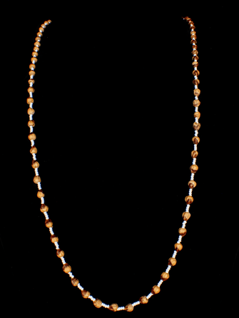 Assorted Color Ghost Bead Necklace